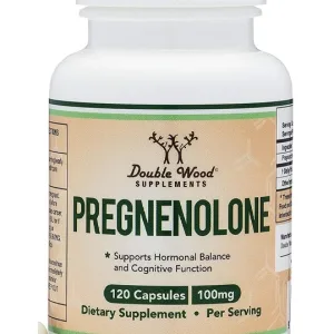 Pregnenolone 100mg - Boost Progesterone Levels - 120 Capsules